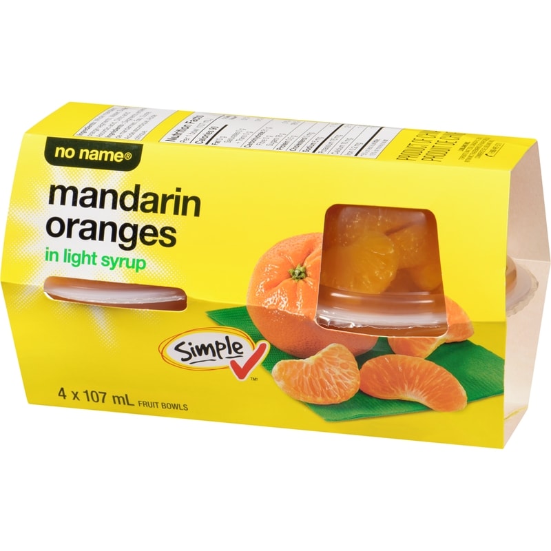 Mandarin Oranges in Light Syrup Fruit Bowls