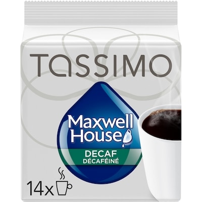 Tassimo Maxwell House Decaf Coffee Single Serve T-Discs 14 ea, $1.07/1ea