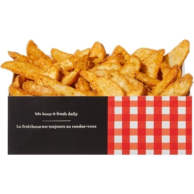 null Quartiers de pommes de terre épicées petits (Après 11h) 200 g, 2,00 $/100g