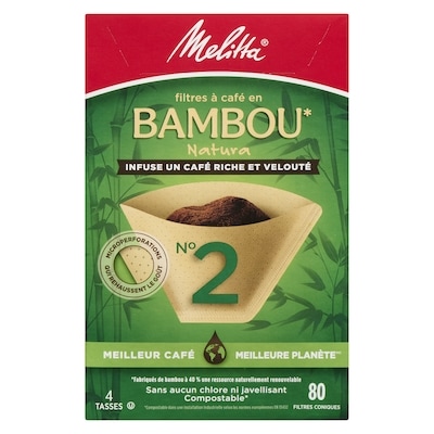 Filtre à café en bambou no 2