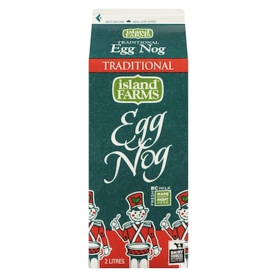 Island Farms Egg Nog 2 l, $0.27/100ml