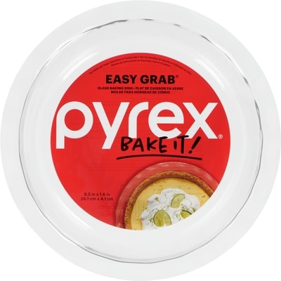 Pyrex Easy Grab Pie Plate, 9.5 in 1 ea, $11.00/1ea