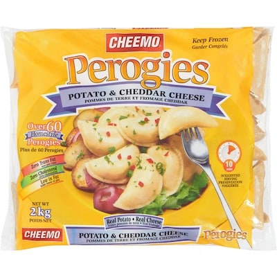 Cheemo Perogies, Potatoes & Cheddar Cheese 2 kg, $0.40/100g