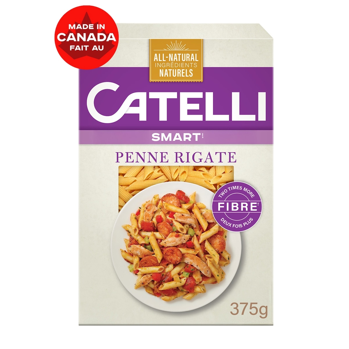Catelli Smart, Penne Rigate Pasta 375 g, $1.01/100g