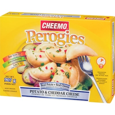 Pérogies précuits, pomme de terre et fromage cheddar