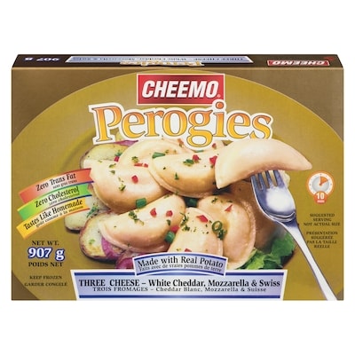 Cheemo Perogies, Three Cheese 907 g, $0.33/100g