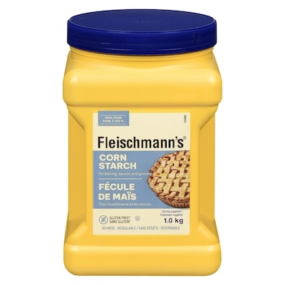 Fleischmanns Canada Corn Starch 1 kg, $0.63/100g