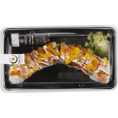 BN Tropical Rainbow Sushi Roll  (After 11am) 220 g, $5.00/100g