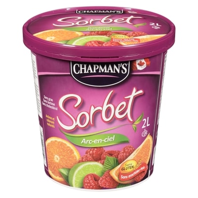 Chapman’s Arc-en-ciel Sorbet 2 l, 0,45 $/100ml