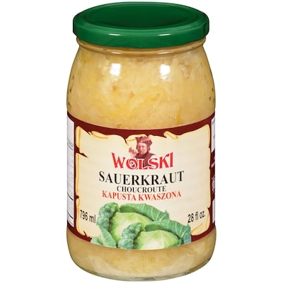 Wolski Sauerkraut Regular      796 ml, $0.54/100ml