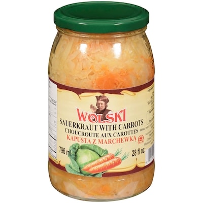Wolski Saurkraut with Carrots 796 ml, $0.48/100ml
