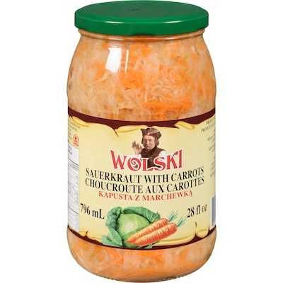 Wolski Choucroute avec carottes 796 ml, 0,48 $/100ml