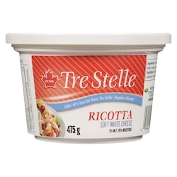 Tre Stelle Ricotta, Light - 475 g | Fortinos