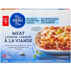 PC Menu Bleu Lasagne à la viande 1.13 kg, 1,06 $/100g