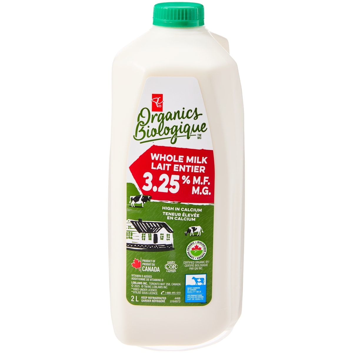 PC Organics Organic Homogenized Milk, 3.25%
