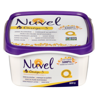 Nuvel Margarine oméga-3 800 g, 0,75 $/100g