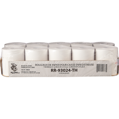Hypax Rouleaux de papier thermique pour caisse enregistreuse 5x1.0 ea, 4,60 $/1ch