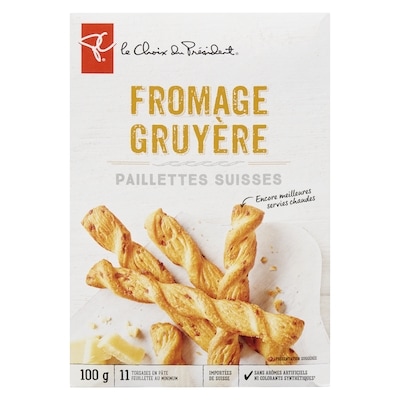 Paillettes suisses, fromage gruyère
