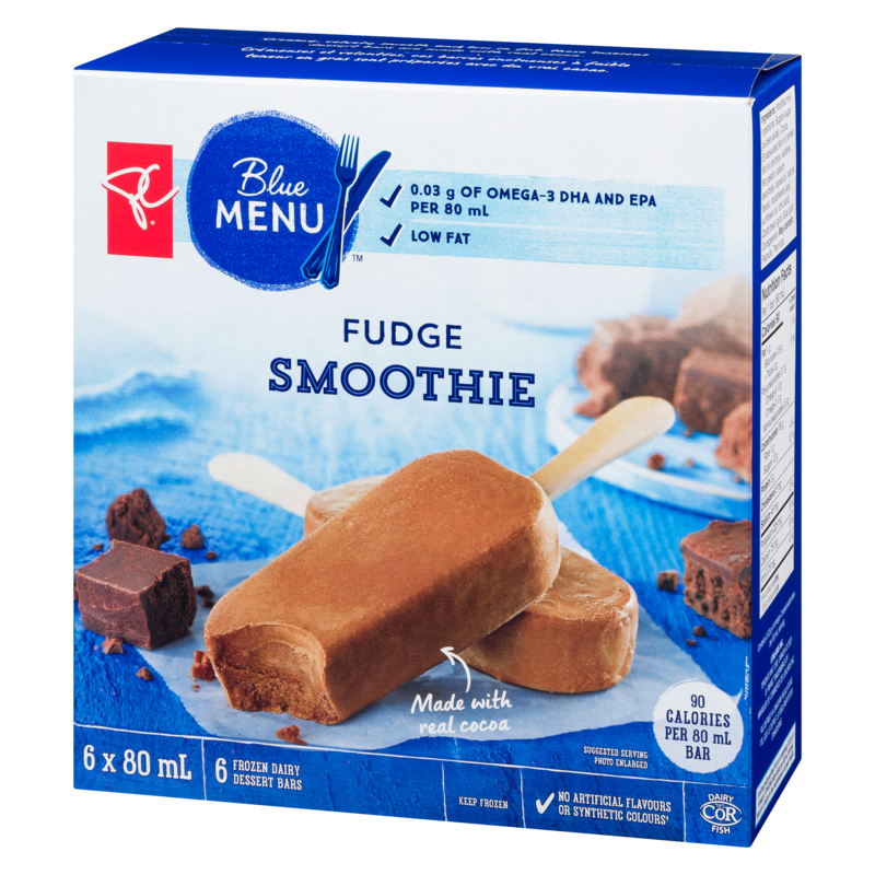 Fudge Smoothie Frozen Dairy Dessert Bars