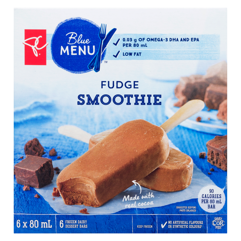 Fudge Smoothie Frozen Dairy Dessert Bars