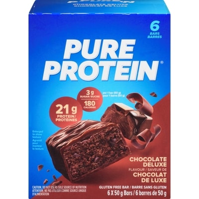Pure Protein Value Pak, Chocolate Deluxe 6x50.0 g, $4.16/100g