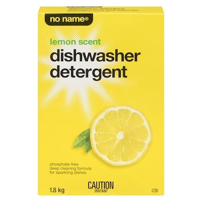 No Name Lemon Scent Dishwasher Detergent  1.8 kg, $0.36/100g