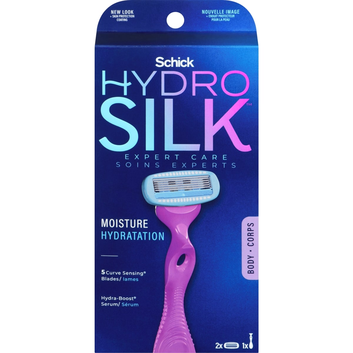Schick Rasoir pour femmes Schick Hydro Silk, 1 manche et 2 cartouches 1 ea, 15,99 $/1ch