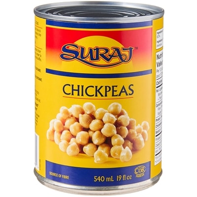 Suraj Chickpeas 540 ml, $0.37/100ml