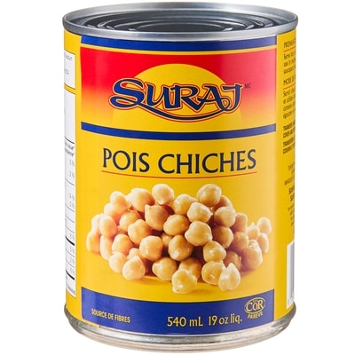Suraj Pois chiches 540 ml, 0,37 $/100ml