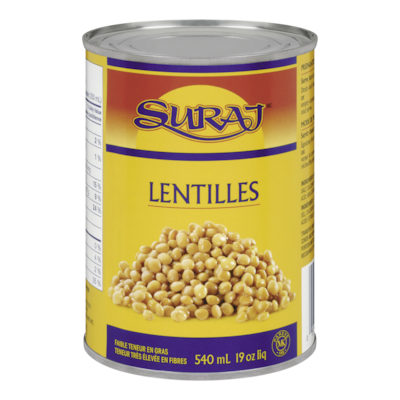 Suraj Lentilles 540 ml, 0,24 $/100ml