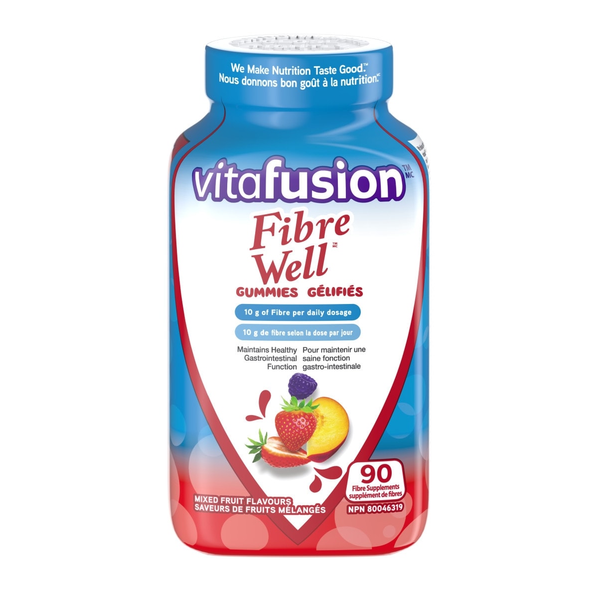 Vitafusion Fibre Well Gummies 90 ea, $0.20/1ea