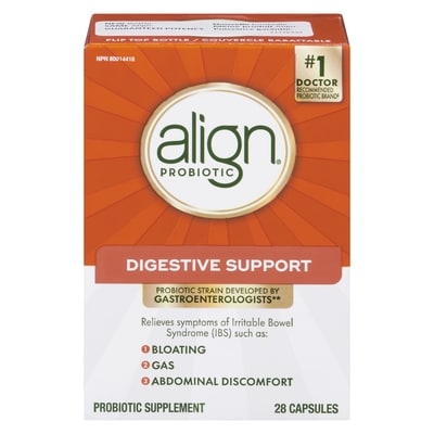 Align Digestive Probiotic Supplement     28 ea, $1.32/1ea