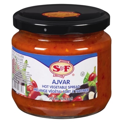 S&F Ajvar Hot Vegetable Spread 375 ml, $1.06/100ml