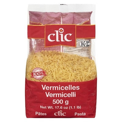 Clic Vermicelles 500 g, 0,56 $/100g