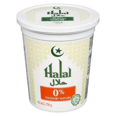 Khaas Yogourt Halal Nature 0% 750 g, 0,44 $/100g