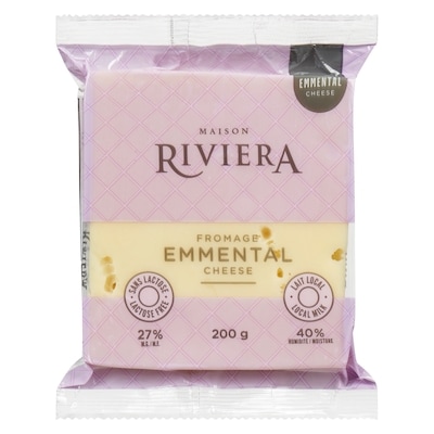 Riviera Fromage, emmental Alpinois 200 g, 4,00 $/100g