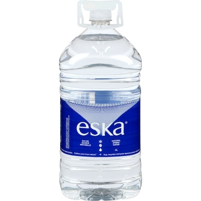 Eska Natural Spring Water     4 l, $0.07/100ml