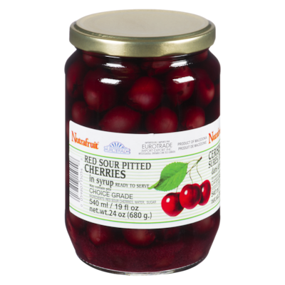 Nutra Fruit Nutrafruit, Red Pitted Cherries 540 ml, $0.83/100ml