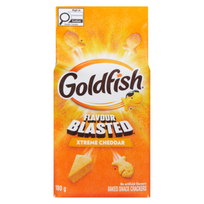 Pepperidge Farm Goldfish Flavour Blasted Xtreme Cheddar 180 g, $1.39/100g