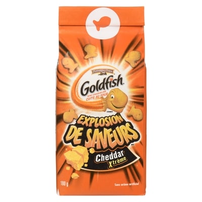 Pepperidge Farm Goldfish Explosion de saveurs MC Cheddar Extrême (180 g) 180 g, 2,50 $/100g