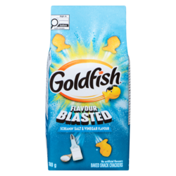Pepperidge Farm Goldfish  Flavour Blasted  Screamin' Salt & Vinegar 180 g, $1.39/100g