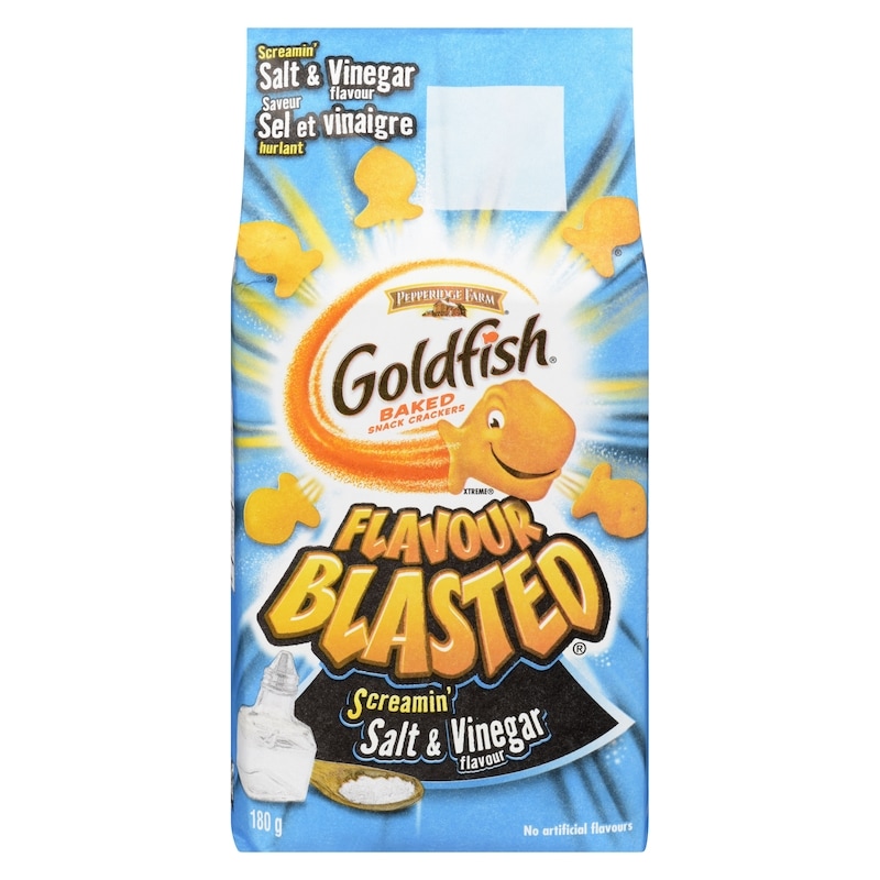 Goldfish  Flavour Blasted  Screamin' Salt & Vinegar