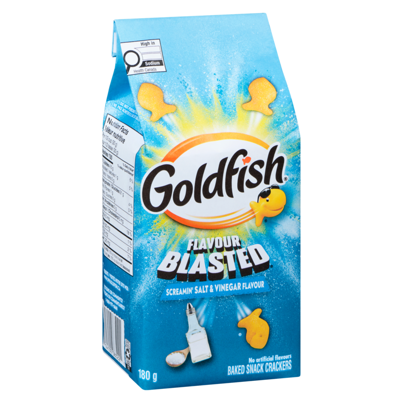Goldfish Flavour Blasted Screamin' Salt & Vinegar