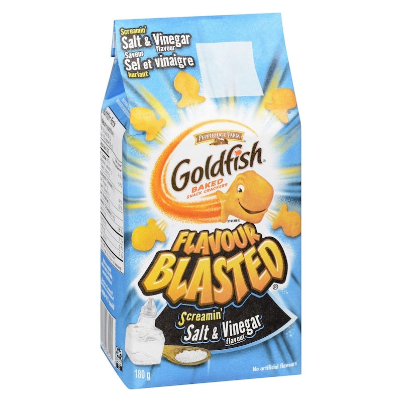 Goldfish  Flavour Blasted  Screamin' Salt & Vinegar