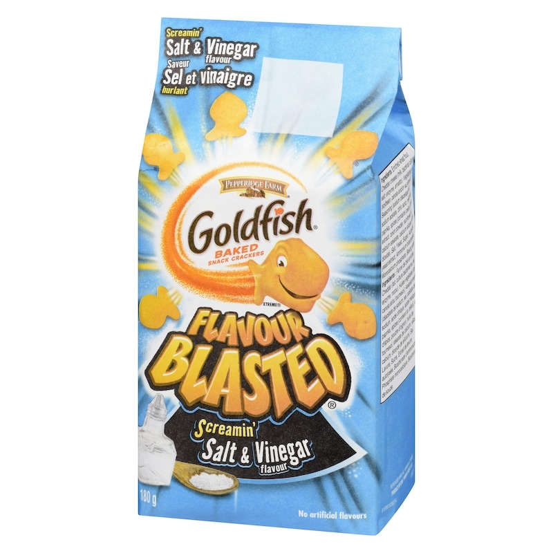 Goldfish  Flavour Blasted  Screamin' Salt & Vinegar
