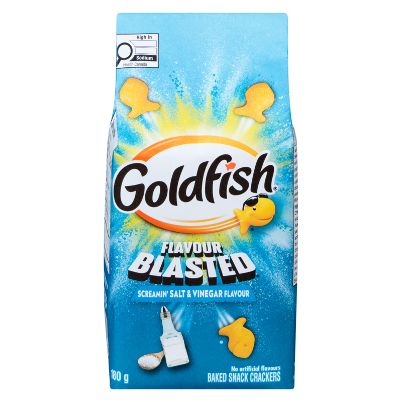 Goldfish Flavour Blasted Screamin' Salt & Vinegar