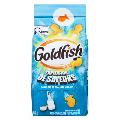 Pepperidge Farm Goldfish Explosion de saveurs MC Sel et vinaigre hurant (180 g) 180 g, 2,50 $/100g