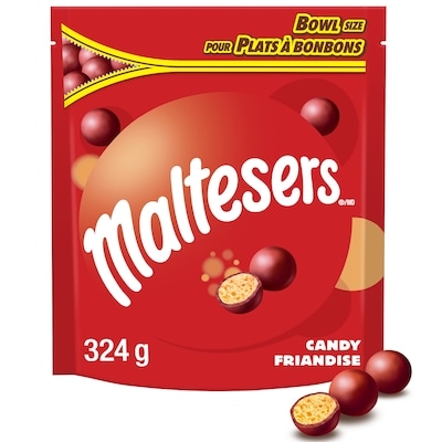 Maltesers Milk Chocolate Candy Bites, Bowl Size Bag 324 g, $3.08/100g
