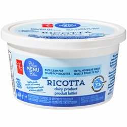 PC Menu Bleu Ricotta 454 g, 1,87 $/100g