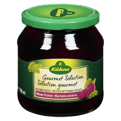 Kuhne Gourmet Selection Whole Pickled Red Baby Beets 500 ml, $1.10/100ml